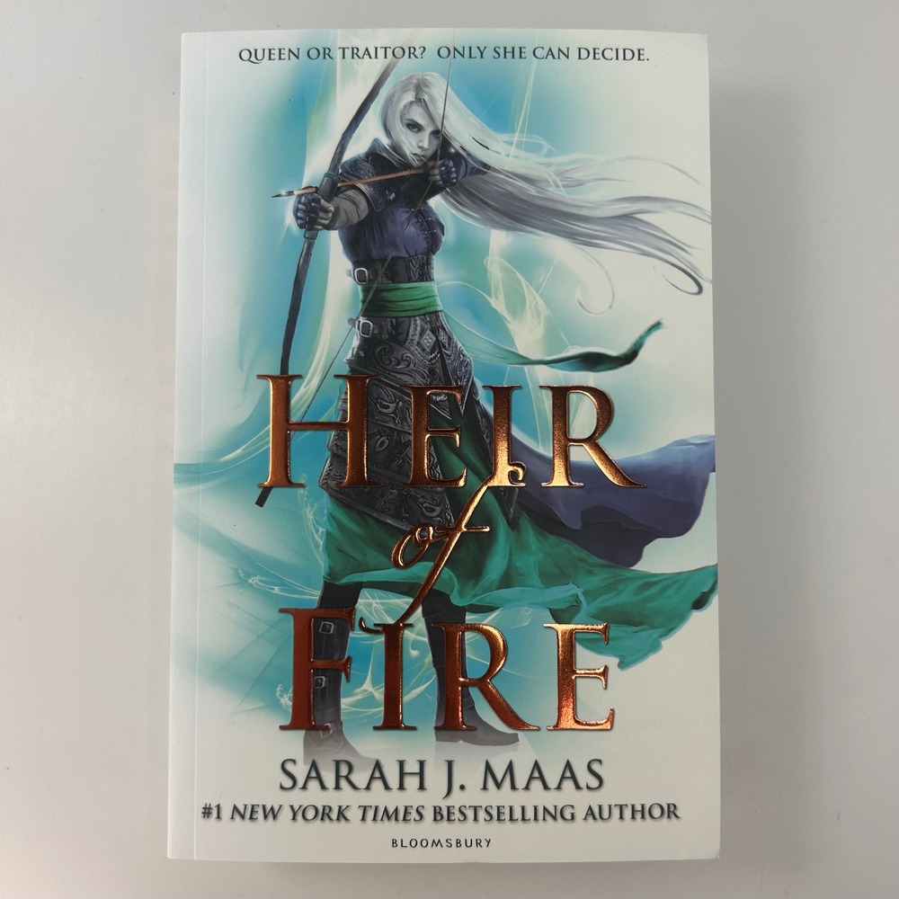 Heir of Fire UK by Sarah J. Maas Throne of Glass